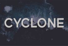 Cyclone Font Cyclone Font Poster 1
