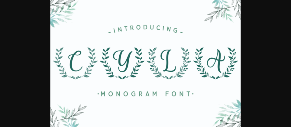 Cyla Font Poster 3