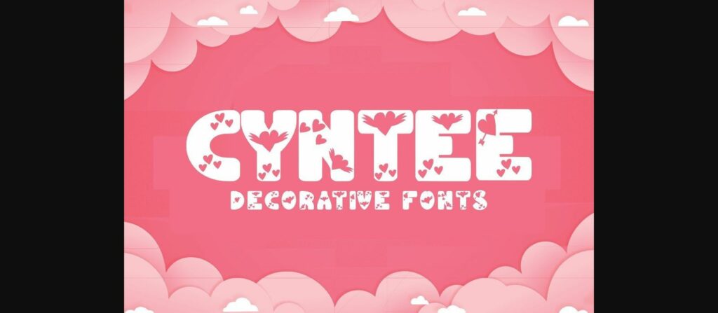 Cyntee Font Poster 3