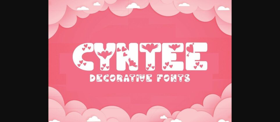 Cyntee Font Poster 1