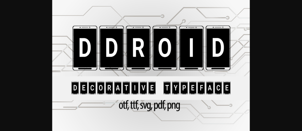DDroid Font Poster 3