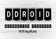DDroid Font Poster 1