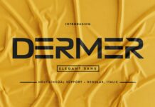 Dermer Font Poster 1