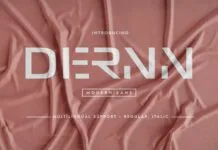 Dernn Font Dernn Font Poster 1