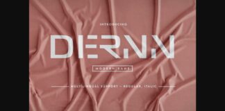 Dernn Font Poster 1