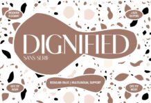 Dignified Font Poster 1