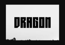 Dragon Font Poster 1