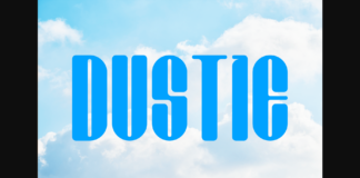 Dustie Font Poster 1