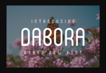 Dabora Font Poster 1