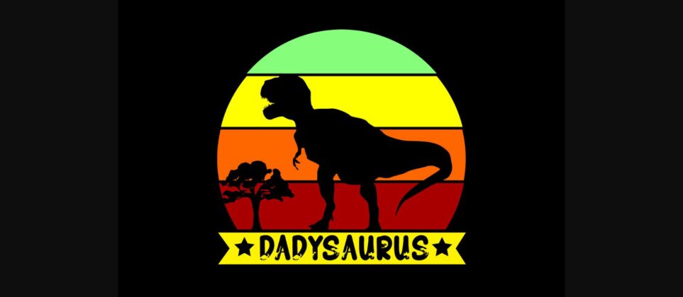 Dadysaurus Font Poster 5