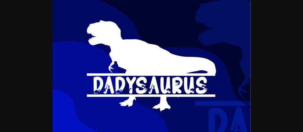 Dadysaurus Font Poster 7