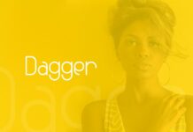 Dagger Font Poster 1