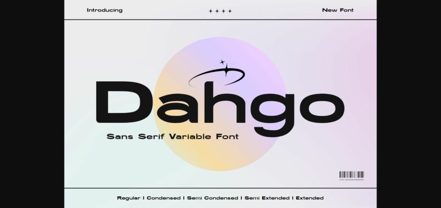 Dahgo Font Poster 3