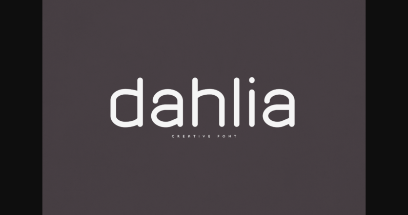 Dahlia Font Poster 3