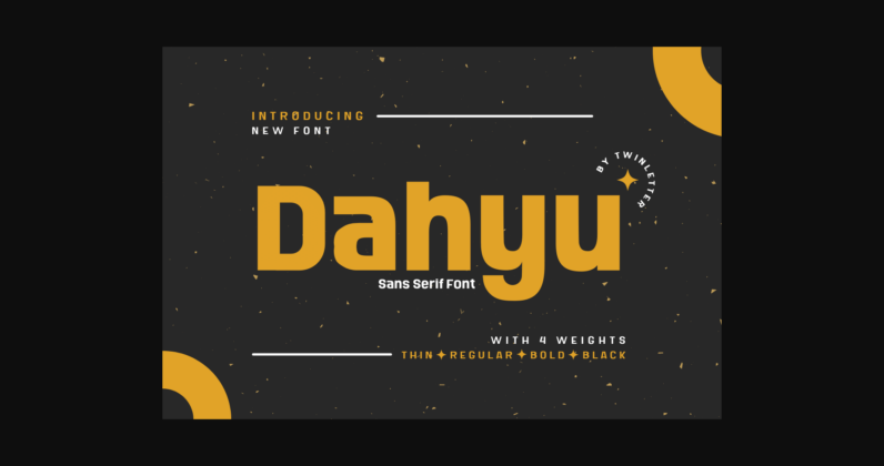 Dahyu Font Poster 3