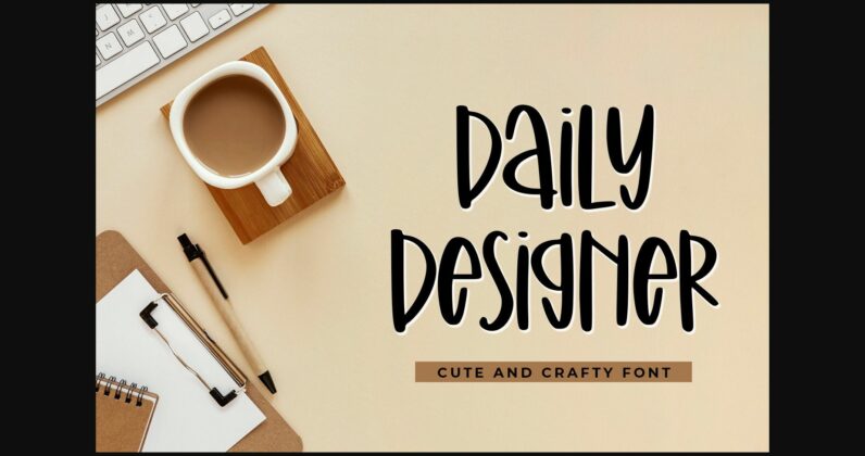 Daily Designer Font Poster 3