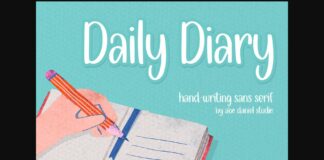 Daily Diary Font Poster 1