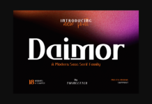 Daimor Font Poster 1
