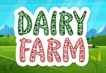 Dairy Farm Font Poster 1