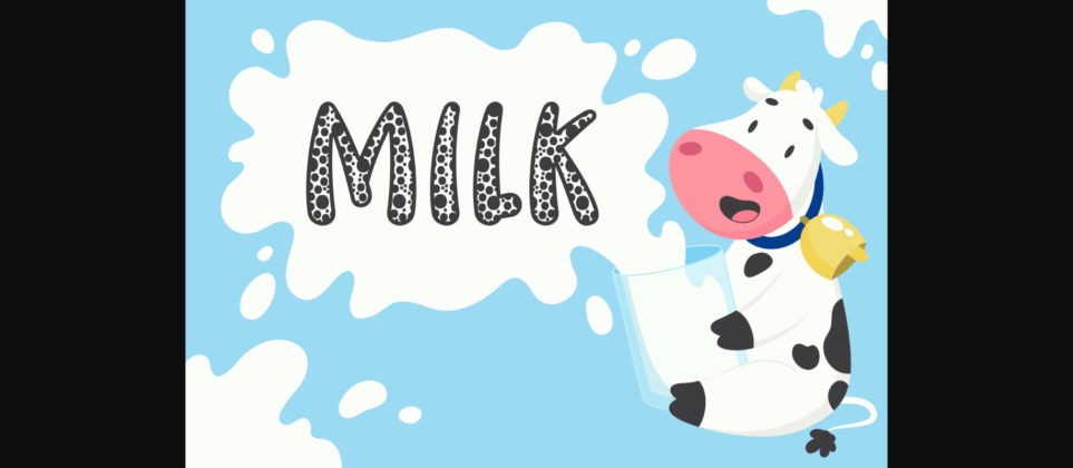 Dairy Farm Font Poster 2