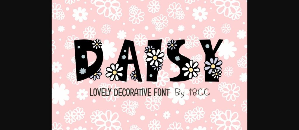 Daisy Font Poster 1