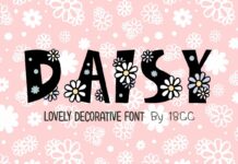 Daisy Font Poster 1