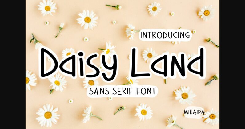 Daisy Land Font Poster 3