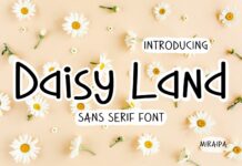 Daisy Land Font Poster 1