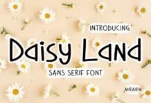 Daisy Land Font Daisy Land Font Poster 1