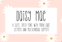 Daisy Mae Font Poster 1