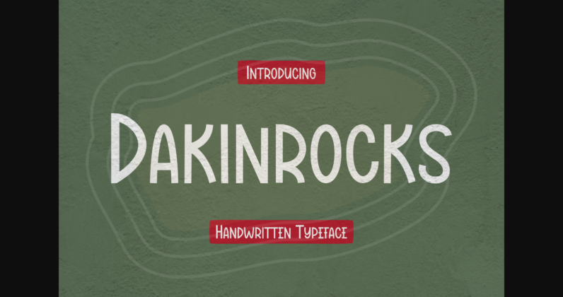 Dakinrocks Font Poster 3