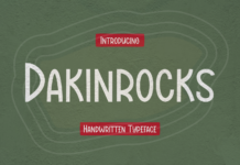 Dakinrocks Font Poster 1