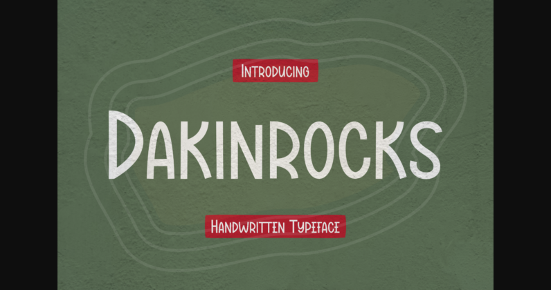 Dakinrocks Font Poster 1