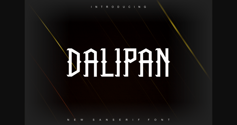 Dalipan Font Poster 3
