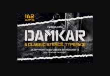 Damkar Font Poster 1