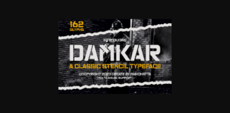 Damkar Font Poster 1