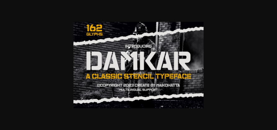 Damkar Font Poster 1