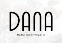 Dana Font Poster 1