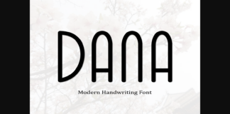 Dana Font Poster 1