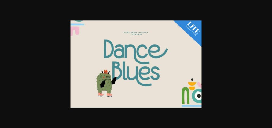 Dance Blues Font Poster 3