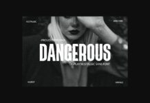 Dangerous Font Poster 1