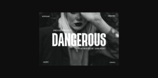 Dangerous Font Poster 1