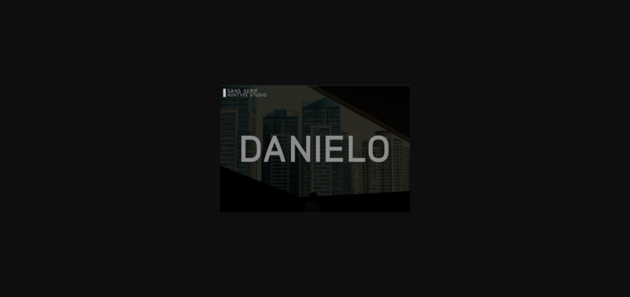 Danielo Font Poster 1
