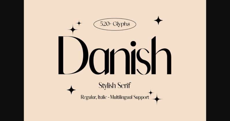 Danish Font Poster 3