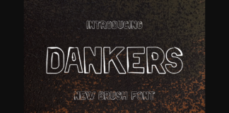 Dankers Font Poster 1