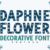 Daphne Flower Font