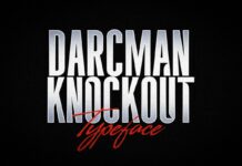 Darcman Knockout Font Poster 1