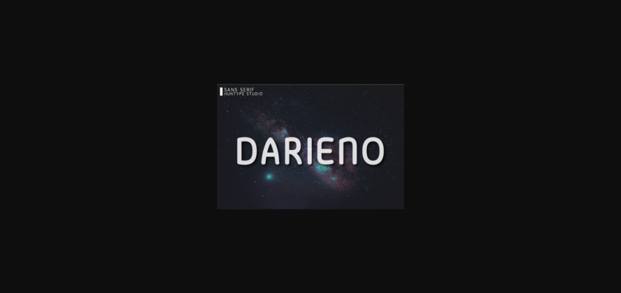 Darieno Font Poster 3