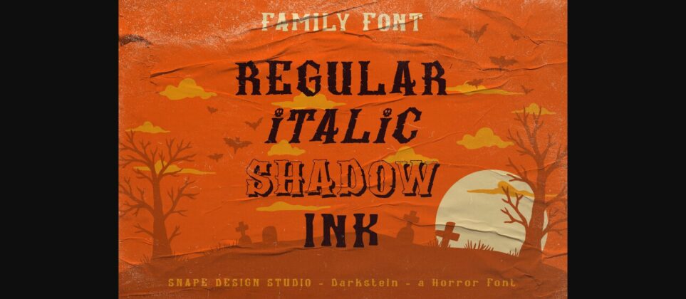 Darkstein Font Poster 5