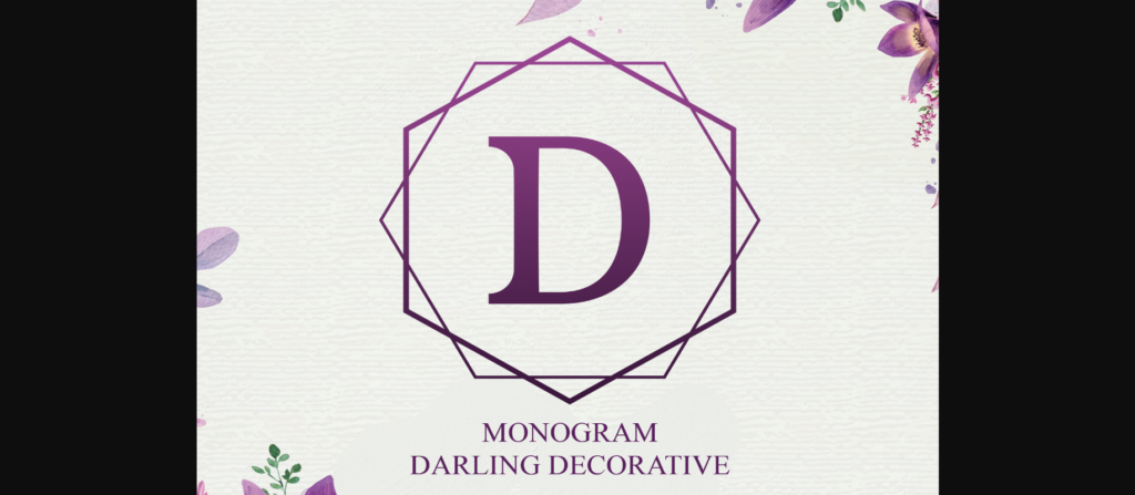 Darling Font Poster 3